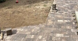 Профессиональная укладка тротуарной плитки на клей в Красном Сулине в октябре