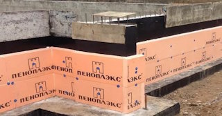 Утепление мелкозаглубленного фундамента в Красном Сулине в октябре